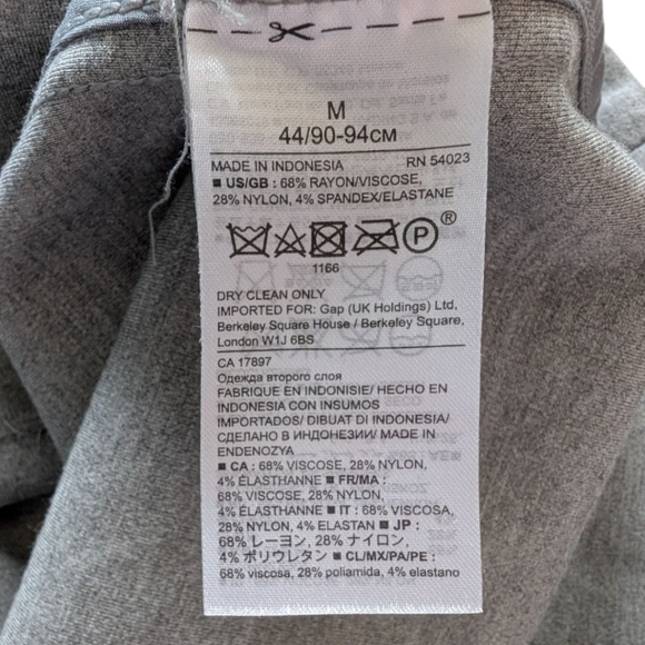 Banana Republic Ponte Pocket Shift Dress Light Grey Crew Neck Women's Medium - Picture 12 of 15